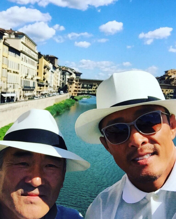 ▲추성훈 아버지(왼쪽)(사진=추성훈 인스타그램)