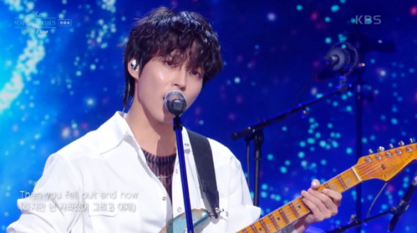 ▲더 로즈 김우성(사진=KBS 방송화면 캡처)