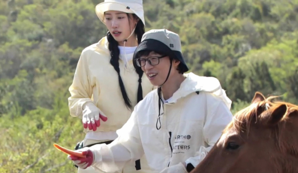 ▲'놀면 뭐하니' 제주도 곶자왈 말보호센터 '제주 한끼'(사진제공=MBC)