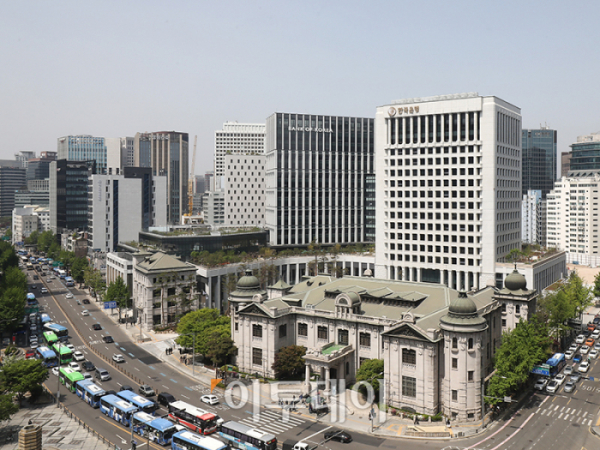 ▲한국은행 신축 통합별관 외부 (사진공동취재단)