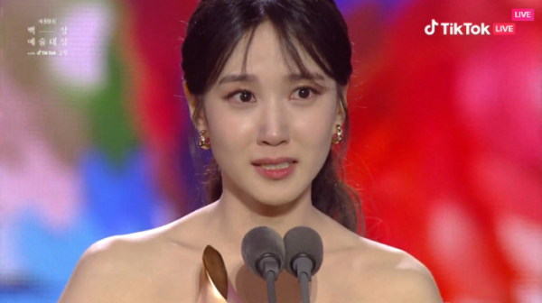 ▲배우 박은빈(사진=백상예술대상 방송화면 캡처)