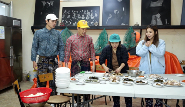 ▲'놀면 뭐하니' 제주 해녀 체험 한끼(사진제공=MBC)