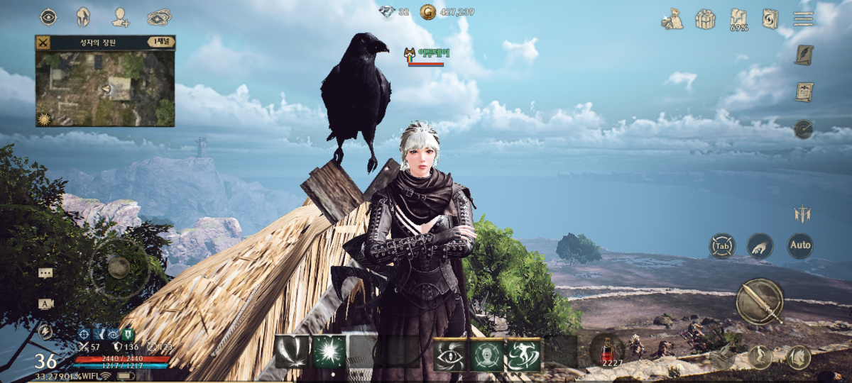 ▲이투데이가 위메이드의 신작 MMORPG 나이트크로우를 플레이해보고 느낀 점을 공유한다. (출처=나이트크로우 캡쳐)