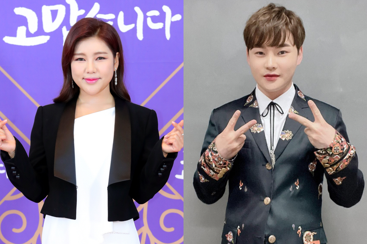 ▲가수 송가인(왼쪽), 박서진. (출처=뉴시스, 박서진 인스타그램)
