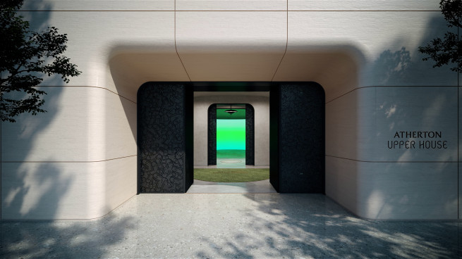 ▲애서튼 어퍼하우스 입구