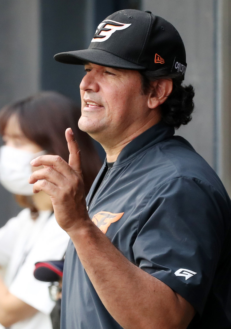 ▲카를로스 수베로 전 한화 이글스 감독 (뉴시스)