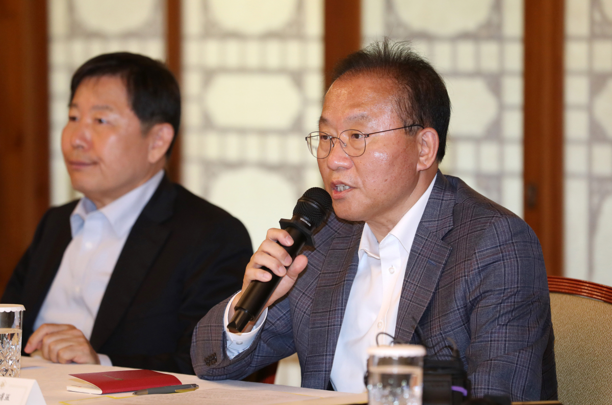 ▲윤재옥 국민의힘 원내대표가 14일 서울 종로구 삼청동 총리 공관에서 열린 제9차 고위당정협의회에서 모두발언을 하고 있다. 신태현 기자 holjjak@