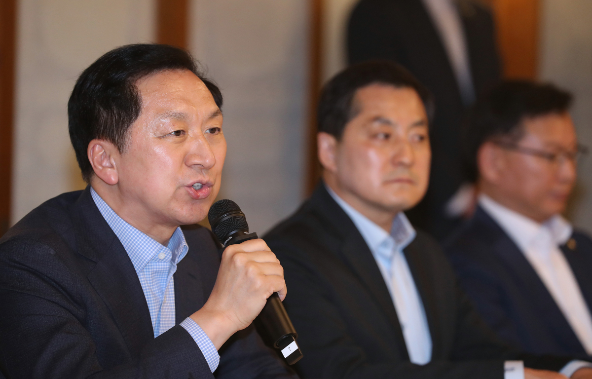 ▲김기현 국민의힘 대표가 14일 서울 종로구 삼청동 총리 공관에서 열린 제9차 고위당정협의회에서 모두발언을 하고 있다. 신태현 기자 holjjak@