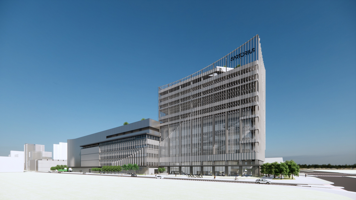 ▲싸토리우스가 건립을 진행하고 있는 송도캠퍼스투시도. (사진제공=싸토리우스)