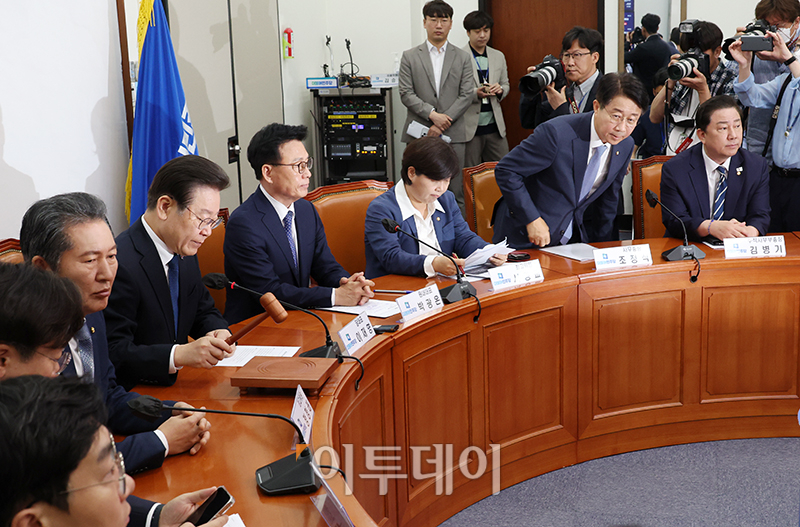 ▲발언하는 이재명 더불어민주당 대표. (고이란 기자 photoeran@)