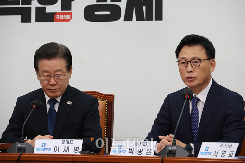 ▲박광온 더불어민주당 원내대표. (고이란 기자 photoeran@)