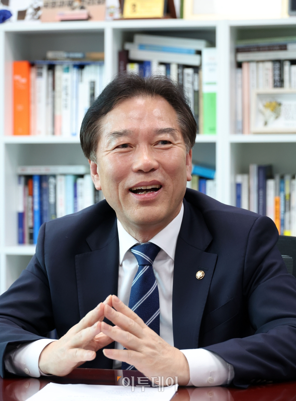 ▲정태호 민주연구원장이 17일 서울 여의도 국회 의원회관에서 이투데이와 인터뷰를 하고 있다. 고이란 기자 photoeran@ (이투데이DB)