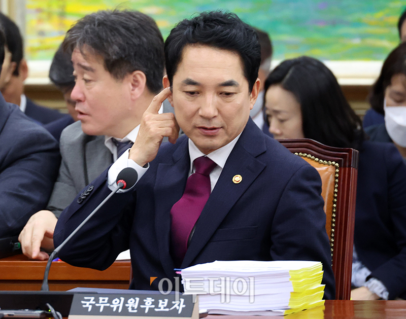 ▲청문회 출석한 박민식 국가보훈부 장관 후보자. (고이란 기자 photoeran@)