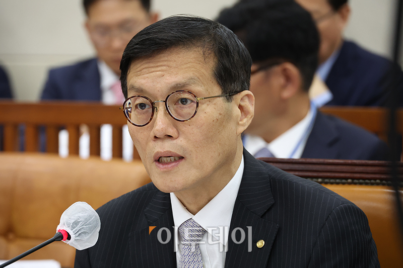 ▲기재위 전체회의 현안질의 출석한 이창용 한국은행 총재. (고이란 기자 photoeran@)