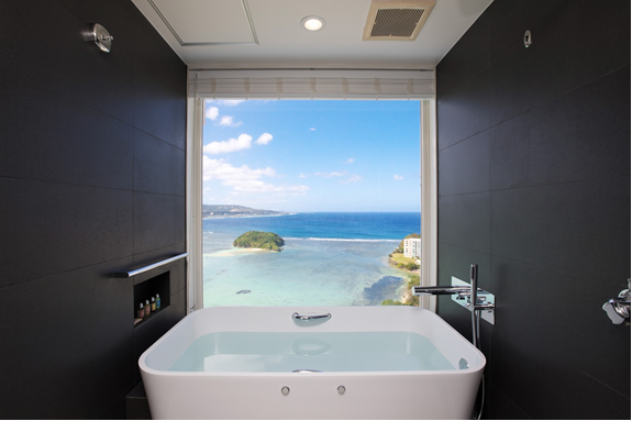 ▲호시노 리조트 리조나레 괌 타워 이그제큐티브 객실 사진(제공=HNM KOREA)