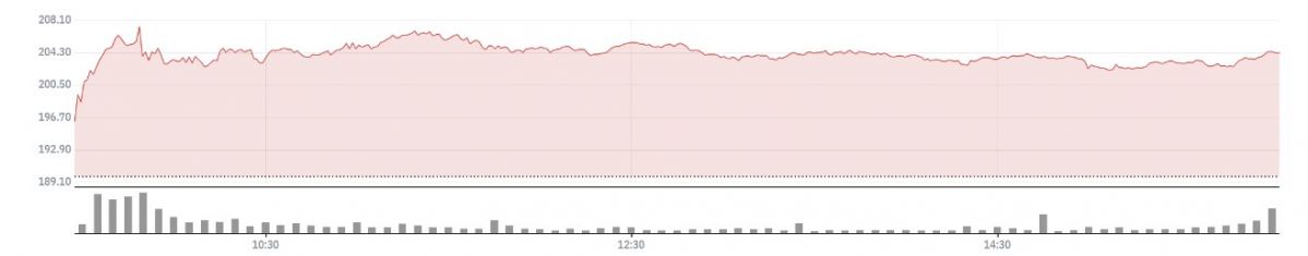 ▲팔로알토네트웍스 주가 추이 (네이버증권)