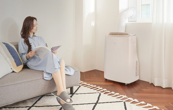 ▲ LG Electronics' 2023 'Whisen Mobile Air Conditioner'.  (Photo courtesy of LG Electronics)