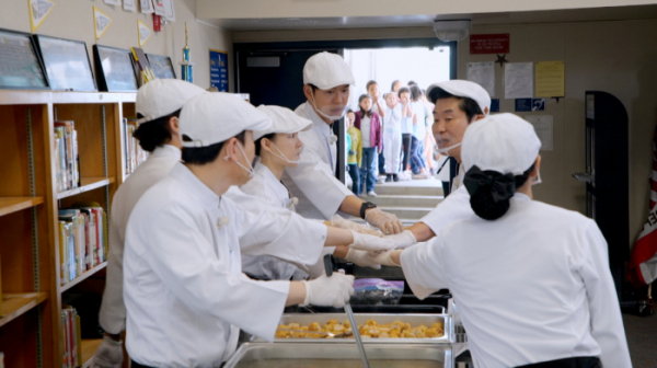 ▲'한국인의 식판' 7회 미국 제퍼슨 초등학교(사진제공=JTBC)