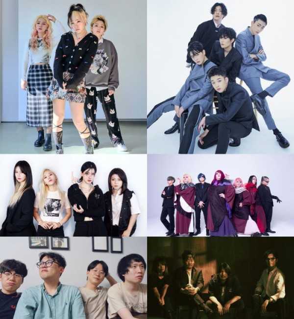 ▲‘2023 큰소리 페스트(KUENSORI FEST)’ 라인업(사진=대중음악문화진흥협회 & 내츄럴리 뮤직)