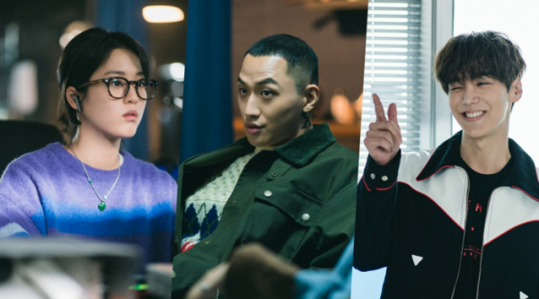 ▲'이로운 사기' 이연, 유희제, 홍승범(사진제공=tvN)