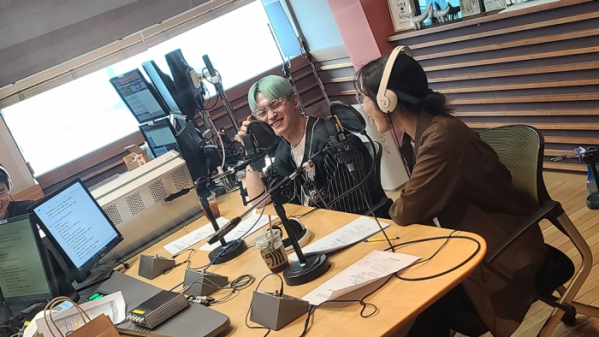 ▲LAS 아빈, 하진(사진 = MBC FM4U '굿모닝FM' 제공)