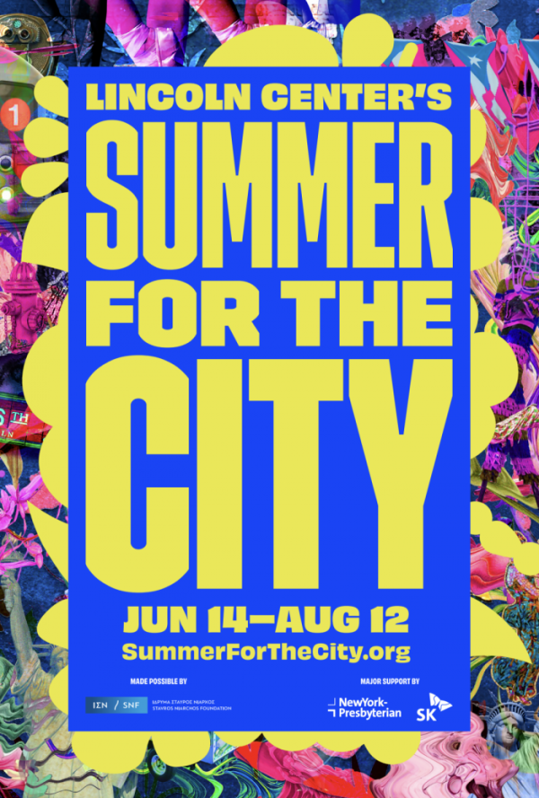 ▲6월 14일부터 8월 12일까지 미국 뉴욕시 링컨 센터가 주최하는 ‘썸머 포 더 시티(Lincoln Center's Summer for the City)’홍보 포스터. (사진제공=SK그룹)