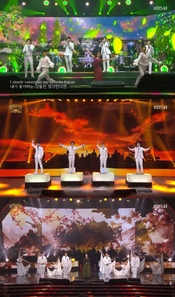 ▲포레스텔라(사진 = KBS 1TV ‘열린 음악회’ 방송 화면 캡처)