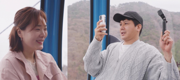 ▲'걸어서 환장속으로' 장정윤 작가(왼쪽), 김승현(사진제공=KBS)