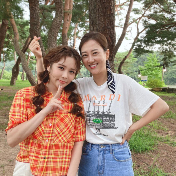 ▲해수, 장윤정(사진=해수 공식 SNS)