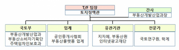 ▲중개업 제도개혁 T/F  (자료제공=국토교통부)