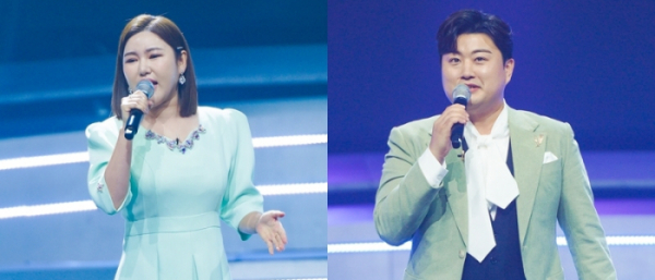 ▲송가인, 김호중(사진제공=TV조선)
