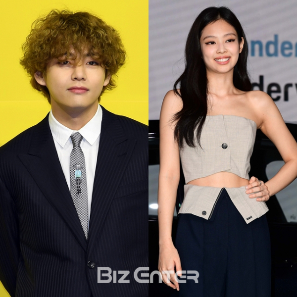 ▲방탄소년단 뷔, 블랙핑크 제니(비즈엔터DB)