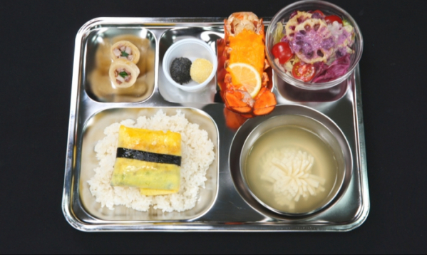 ▲'한국인의 식판' 9회 미국 제퍼슨 초등학교 급식(사진제공=JTBC)