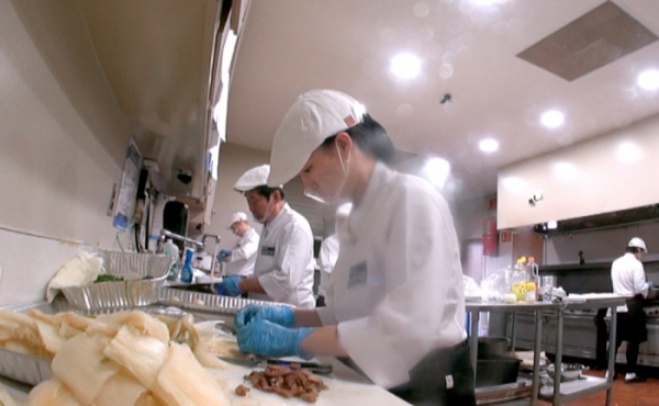 ▲'한국인의 식판' 9회 미국 제퍼슨 초등학교 급식(사진제공=JTBC)