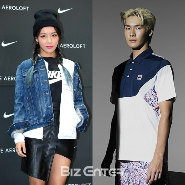 ▲유빈, 권순우(사진=비즈엔터DB(왼쪽), 휠라코리아)