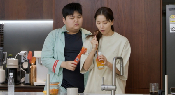 ▲‘편스토랑’ 오윤아 아들 민이(사진제공=KBS 2TV)