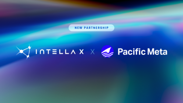 ▲네오위즈의 웹3 블록체인 게임 플랫폼 ‘인텔라 X(Intella X)’가 일본의 웹3 전문 마케팅사 ‘퍼시픽 메타(Pacific Meta)’와 파트너십을 체결했다. (사진 제공=네오위즈)