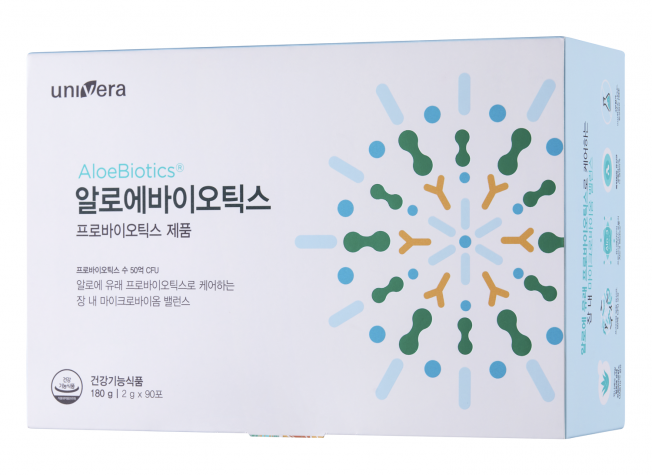 ▲유니베라의 ‘알로에바이오틱스’ (사진제공=유니베라)