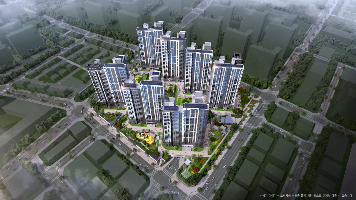 ▲호반건설 호반써밋 인천검단 AB19블록 조감도 (사진제공=호반건설)