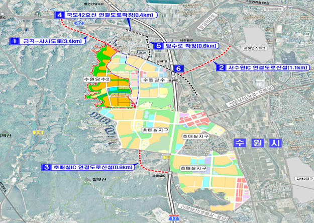 ▲수원당수2 공공택지지구 위치도. (자료제공=국토교통부)