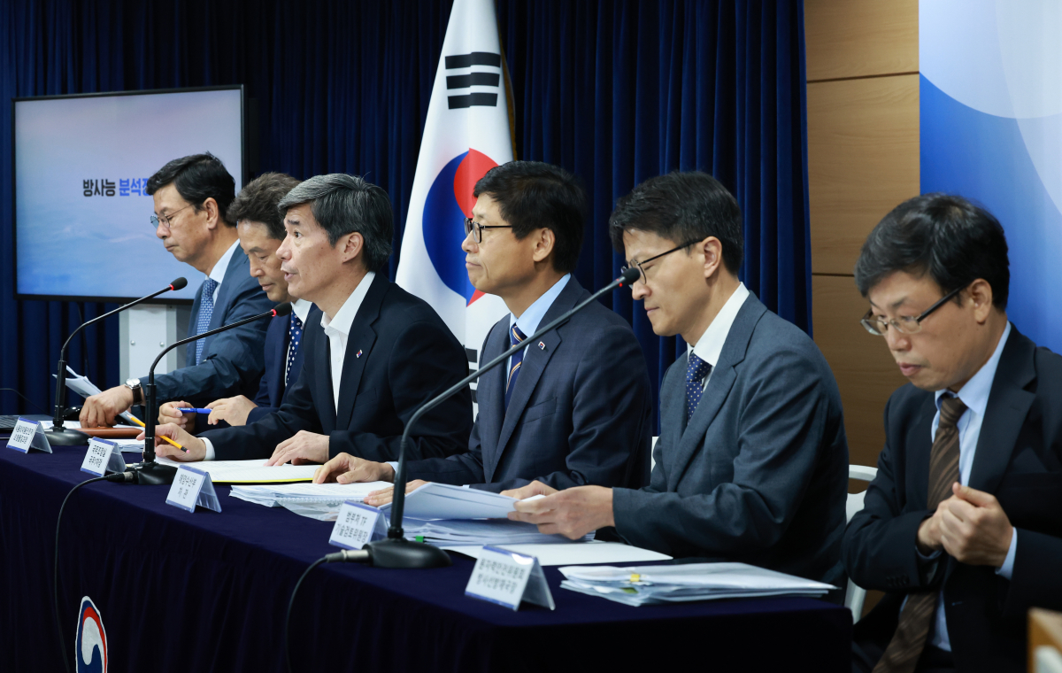 ▲박구연 국무조정실 국무1차장이 22일 정부서울청사에서 열린 후쿠시마 원전 오염수 방류 관련 일일브리핑에서 발언하고 있다. (연합뉴스)