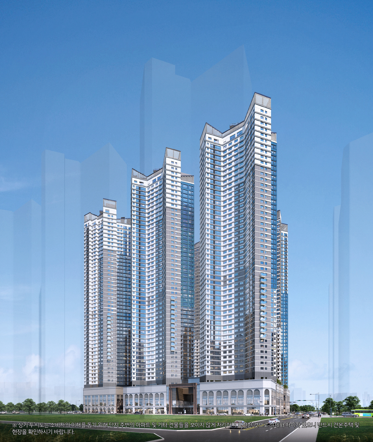 ▲힐스테이트 선화 더와이즈 투시도(사진제공=현대건설)
