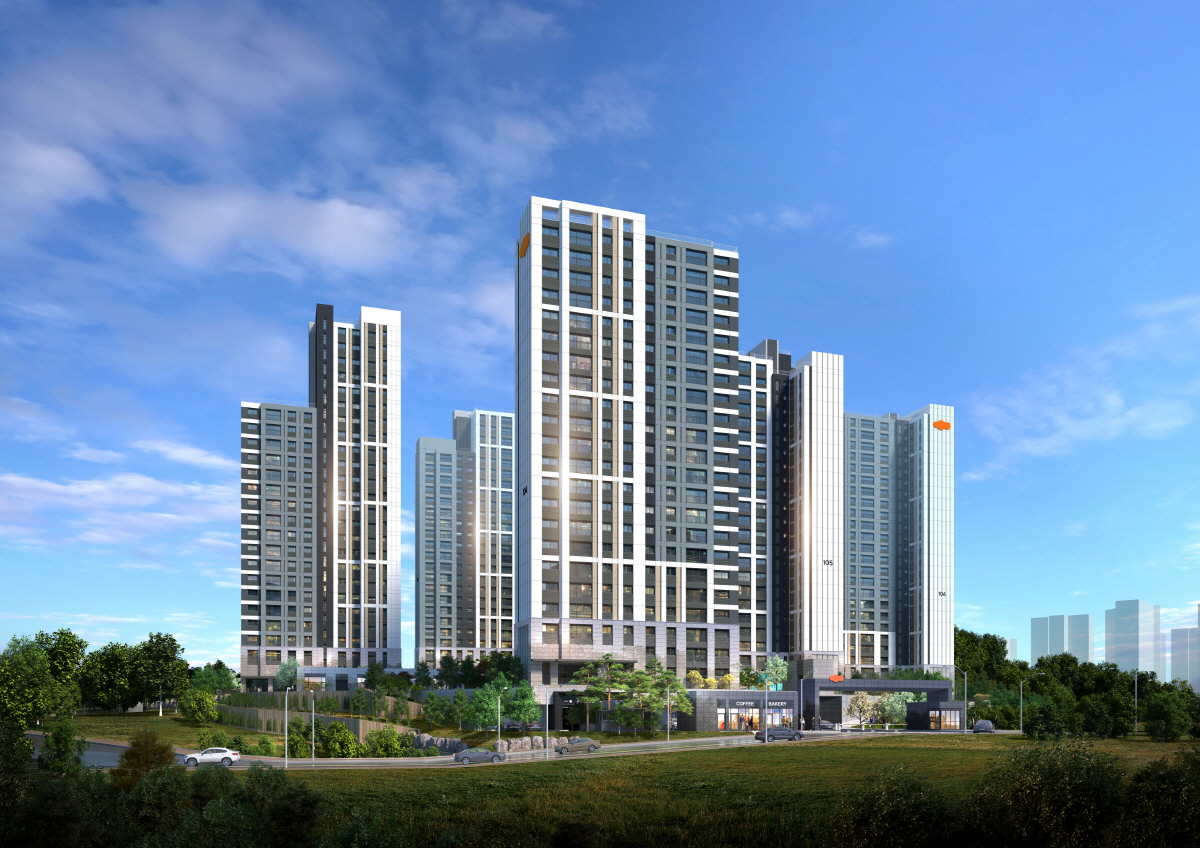 ▲‘e편한세상 원주 프리모원’ 투시도.(자료제공=DL이앤씨)