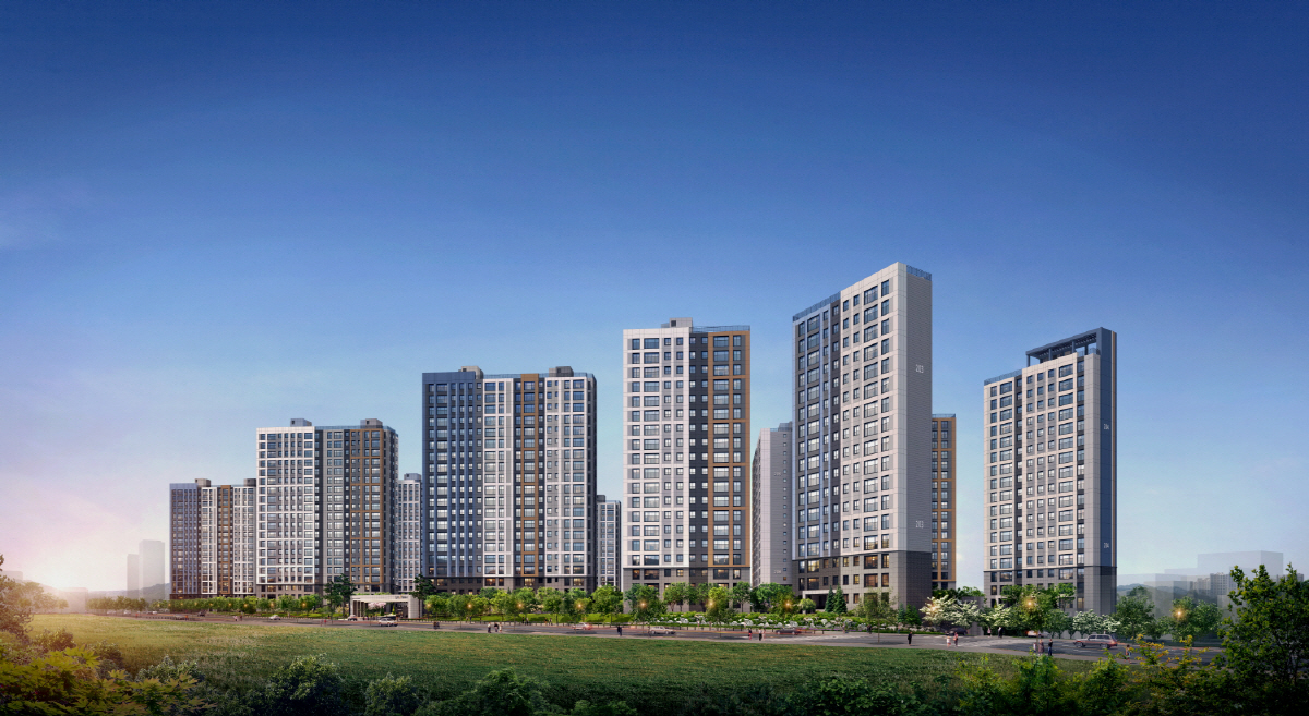 ▲‘이천 중리 우미린 트리쉐이드’ 조감도(자료제공=우미건설)