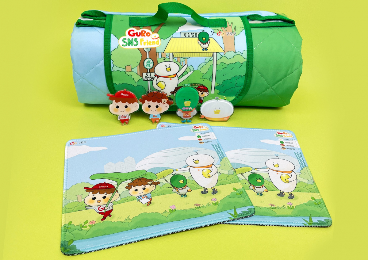 ▲서울 구로구가 SNS 홍보용 캐릭터 ‘구스·로이·지유·아로’ 총 4종을 개발했다. (자료제공=구로구)