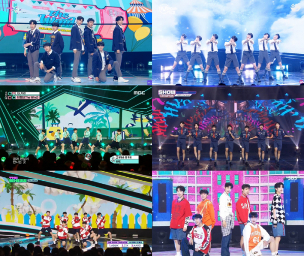 ▲더윈드(사진 =각 음악 방송 캡처)