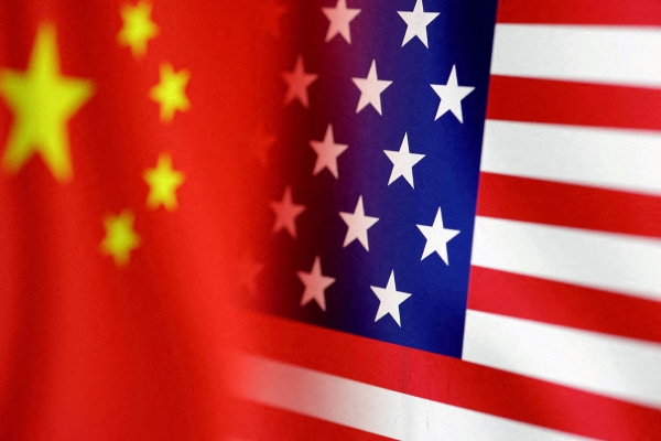 ▲미국과 중국 국기가 보인다. 로이터연합뉴스
