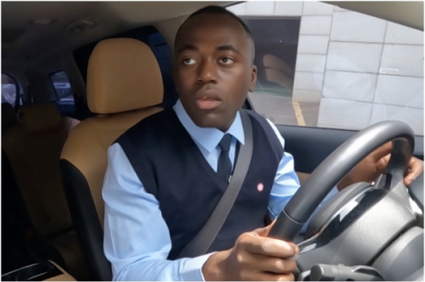 ▲‘스카우트 4.0 얼리어잡(JOB)터’ 부산자동차고등학교(부자고) 방문 조나단(사진제공=KBS2)