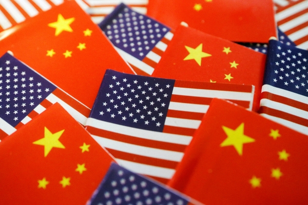 ▲미국과 중국 국기가 보인다. 로이터연합뉴스
