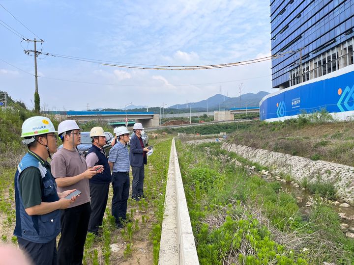 ▲경기도 우기합동점검 모습. (경기도)